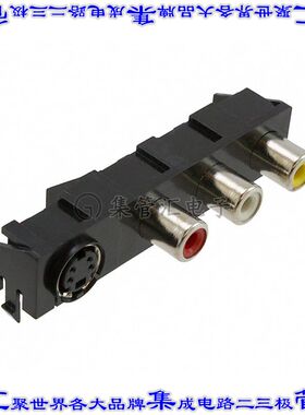 PJRAN3X1U02X 接插件连接器CONN RCA JACK MONO 3.2MM R/A