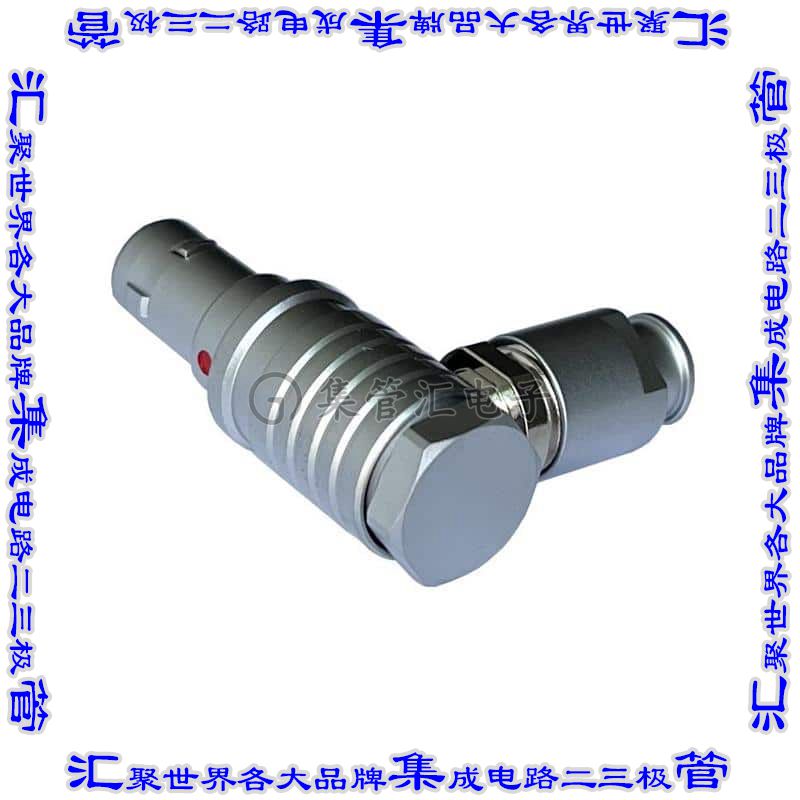 MMI-M1PRG08S62B 圆形连接器8POS插头公引脚焊杯镀金自由悬挂直角