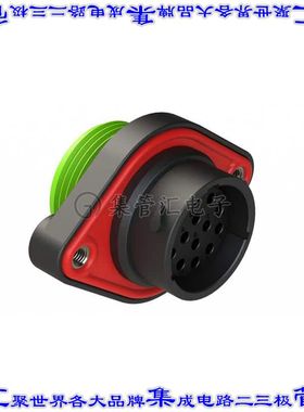 AHDP02-18-14SN-WTA 圆形连接器14POS插座外壳用于母插口黑色面板