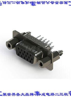 638-015-230-047 连接器15POS插座母插口3排D-Sub高密度通孔