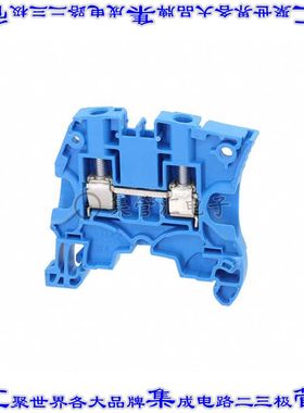 1SNK506020R0000 端子块连接器2POS馈通式6.0mm蓝色10-24AWG