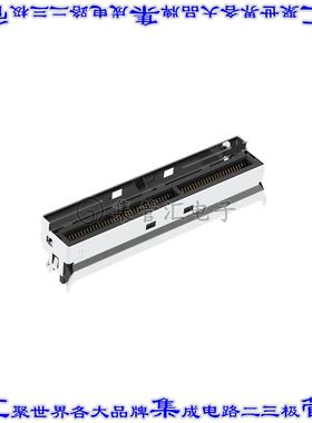 G97V24352HR 卡边缘连接器124POS母头2排0.6mm黑色镀金
