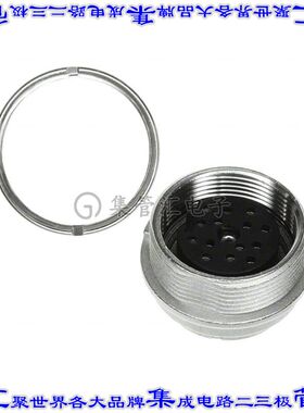 T3653100U 圆形连接器14POS插座母插口焊杯银面板安装