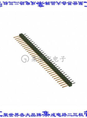 3-826646-2 针座连接器32POS分离式2.54mm公形插针通孔直针镀金