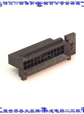 443002400 0443002400矩形连接器外壳24POS插头2排3mm公形引脚黑
