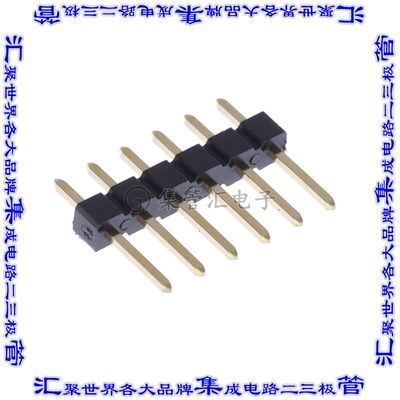 10129378-906001BLF 针座连接器6POS可切割2.54mm公形插针通孔直