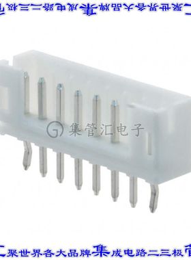 SWR201-NRTN-S08-SA-WH 针座连接器8POS接头2mm公形插针通孔直针