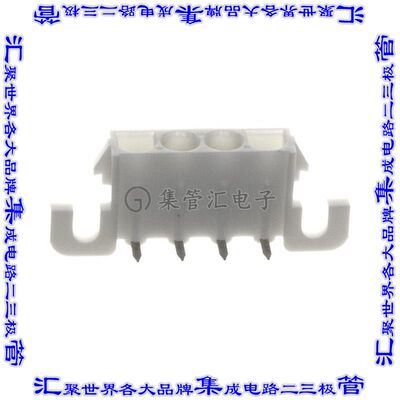 3-643230-0 针座连接器4POS插座6.35mm母形插口通孔直角镀金