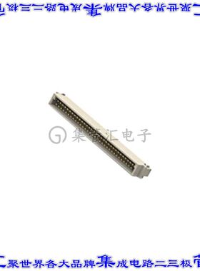 6-1393644-3 接插件连接器CONN DIN PLUG 64POS PCB RA GOLD