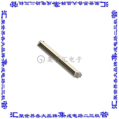6-1393644-3 接插件连接器CONN DIN PLUG 64POS PCB RA GOLD