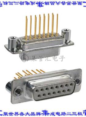 172-015-243R021 连接器15POS插座母插口2排D-Sub面板安装通孔