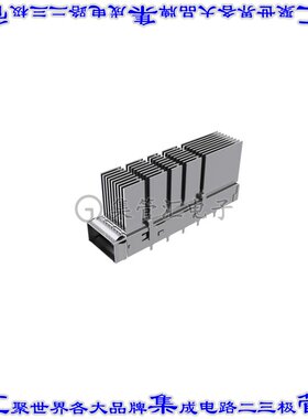 UE36C1620005D6A 插拔式连接器机架QSFP-DD通孔直角压配