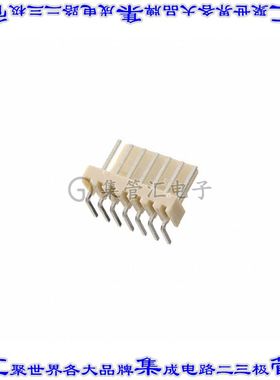 LHA-07-TRB 针座连接器7POS接头2.54mm公形插针通孔直角锡