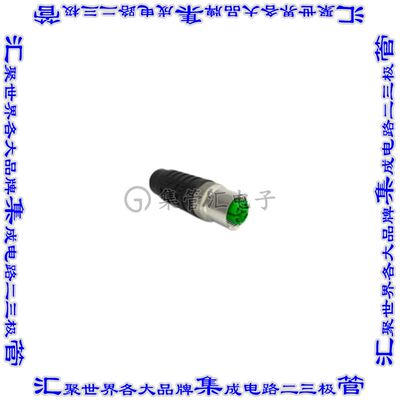 1-2315715-1 圆形连接器8POS插座母插口压接镀金自由悬挂