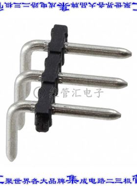 1705478 端子块连接器3POS接头公引脚无罩5mm黑色90DEG通孔