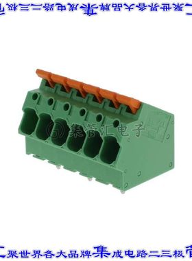 1098179 线对板连接器6POS接线端子7.5mm通孔30角度带板