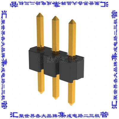 NRPN031PAEN-RC 针座连接器3POS接头2mm公形插针通孔直针镀金