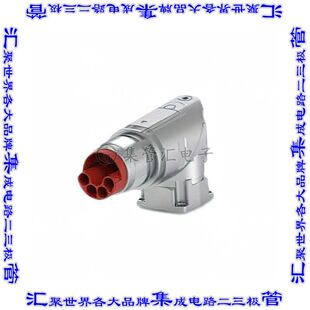 HGC402N00003200000 圆形连接器插座外壳用于公插针银色面板安装