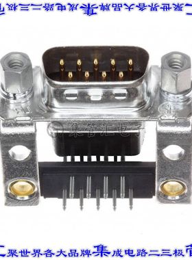 5747197-4 连接器9POS插头公引脚2排D-Sub通孔直角