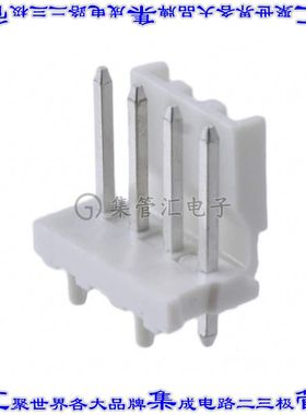 3-644615-4 针座连接器4POS接头3.96mm公形插针通孔直针锡