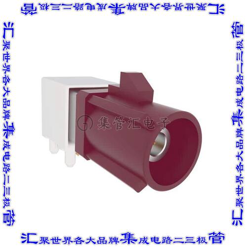 2FA1-NDRP-PCBB2 同轴连接器SMB插头公引脚焊接50欧姆通孔直角