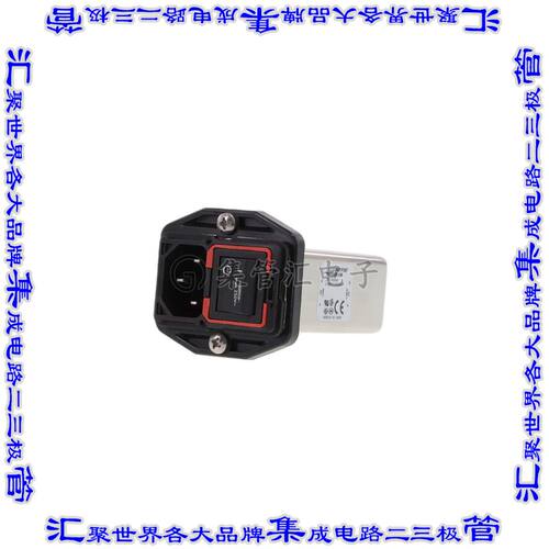 FN9280EB-2-06 电源接入连接器3POS插座公插片模块IEC320-C14面板