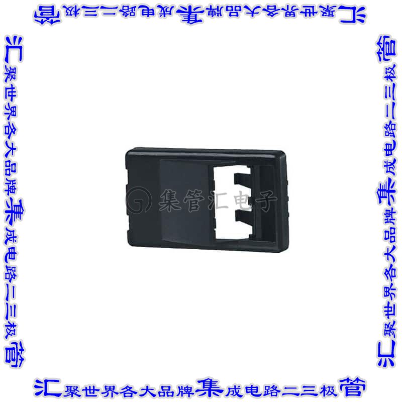 CFFPA2WH 接插件连接器FURNITURE FACEPLATE, 2 PORT, ANG