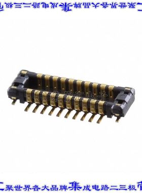 AXT620124A 板对板连接器20POS接头中央触点带2排0.4mm表贴SMD镀