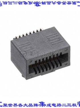 MEC1-108-02-L-D-RA1-NP-SL 卡边缘连接器16POS母头2排1mm黑色镀