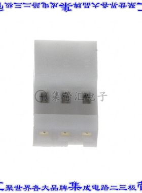 3-641191-3 矩形连接器3POS插座2.54mm母插口白色IDC镀金自由悬挂