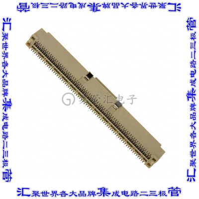 61083-144402LF 板对板连接器140POS插头中央触点带2排0.8mm表贴S