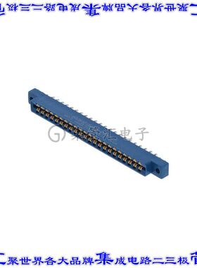 EBM22DRTH 卡边缘连接器44POS母头2排3.96mm蓝色镀金