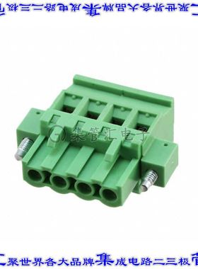 20020009-H041B01LF 端子块连接器4POS插头母插口5.08mm绿色自由