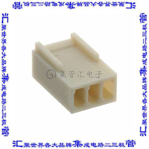 SWH25X-NULC-S03-UU-BA 矩形连接器外壳3POS插座2.54mm母形插口米