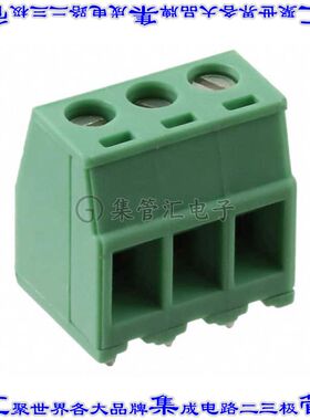 1705553 线对板连接器3POS接线端子3.81mm通孔水平带板