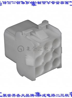 350782-1 矩形连接器外壳9POS插座3排天然色面板安装