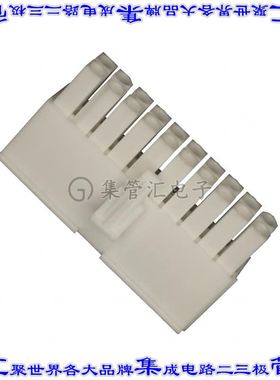 770585-1 矩形连接器外壳20POS插头2排4.14mm白色自由悬挂