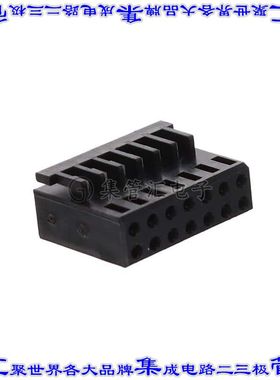 926476-7 矩形连接器外壳14POS插座2排2.54mm母形插口黑色自由悬
