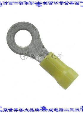 8-34855-2 环形连接器端子圆形1/4接线柱10-12AWG压接