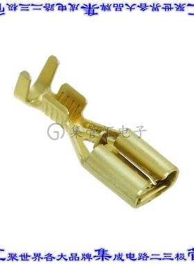 63854-1 快速连接器端子母头6.35mm压接14-18AWG