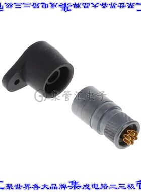 SCE2-B-01K06-07PN 圆形连接器7POS插座公形引脚焊杯镀金自由悬挂