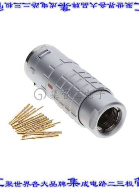 FGG.4K.316.CYCC12 圆形连接器16POS插头公引脚压接镀金自由悬挂