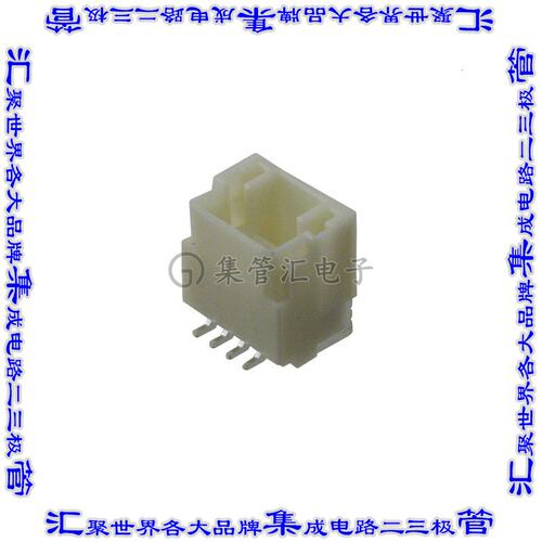 BM04B-NSHSS-TBT 针座连接器4POS接头1mm公形插针表贴SMD锡