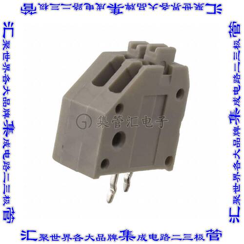 EB59A-02-V 线对板连接器2POS接线端子2.5mm通孔水平带板