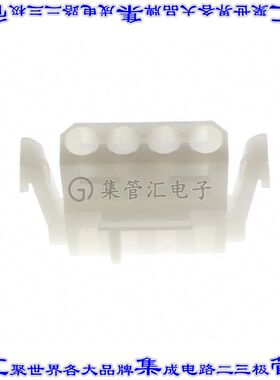 1-480425-0 矩形连接器外壳4POS插头5.08mm母形插口天然色面板安