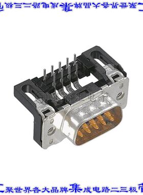 9651226800 09651226800连接器9POS插头公引脚2排D-Sub通孔直角
