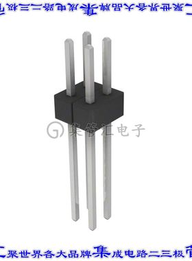 PEC02DAEN 针座连接器4POS分离式2排2.54mm公形插针通孔直针锡