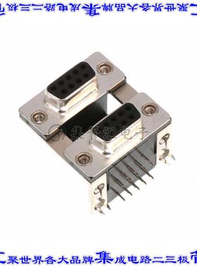 L17H2222120 连接器9,9插座母插口D-TYPE型通孔直角