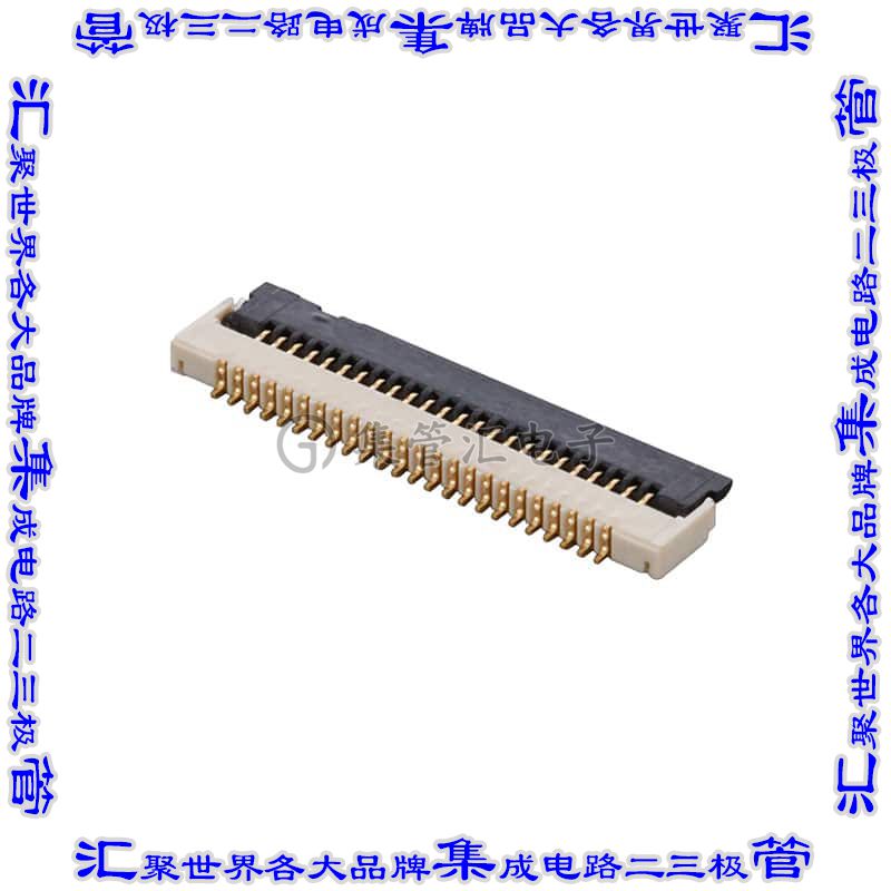 CF35242D0RD-NH 连接器24POS FFC/FPC 0.5mm触点底部表面贴装直角