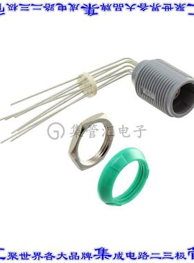 PLB3G520008 圆形连接器8POS插座母插口焊接镀金面板安装通孔直角